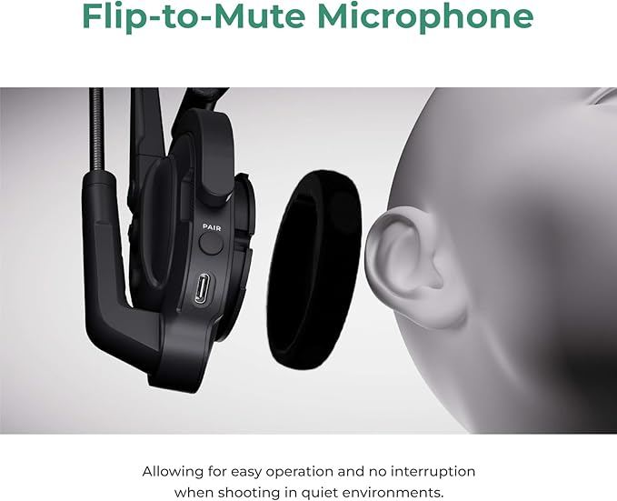 Accsoon Como MIC02-H Wireless Headset Intercom System Host Headset Full Duplex