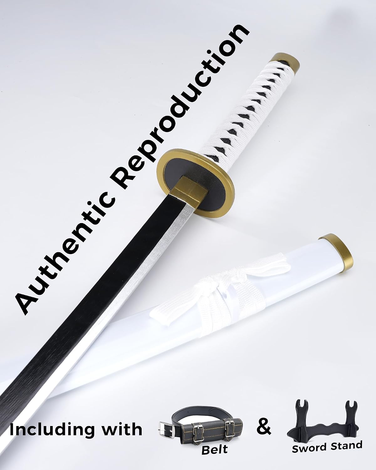 Cold Blade Katana Sword - 41 inches Katana Replica with Holster Belt and Disp...