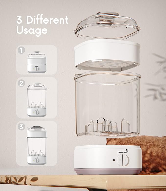 Bottle Sterilizer, Baby Bottle Steam Sterilizer, Electric Baby Bottle Sanitizer