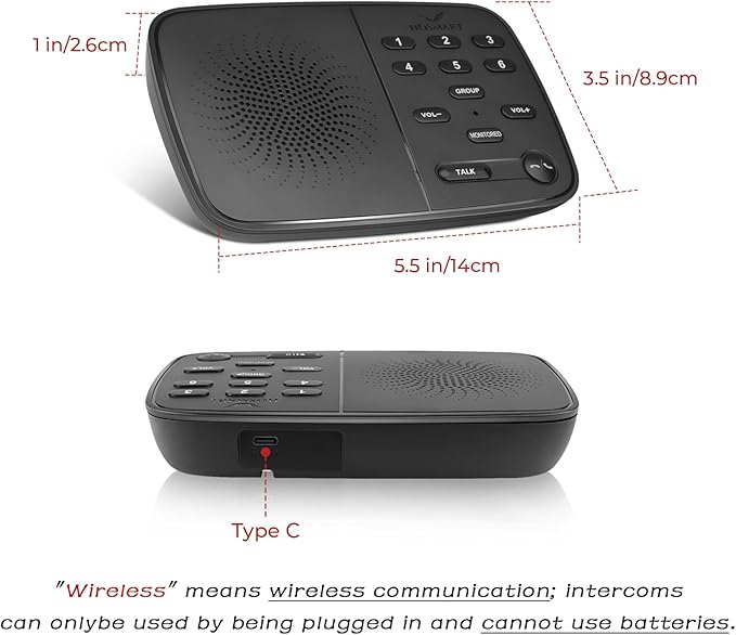Hosmart UltraSpeak Pro Intercoms Wireless