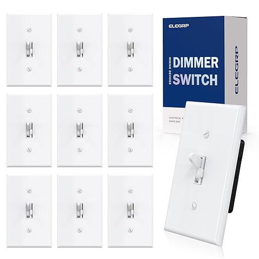 ELEGRP Digital Toggle Dimmer Switch (10 Pack)