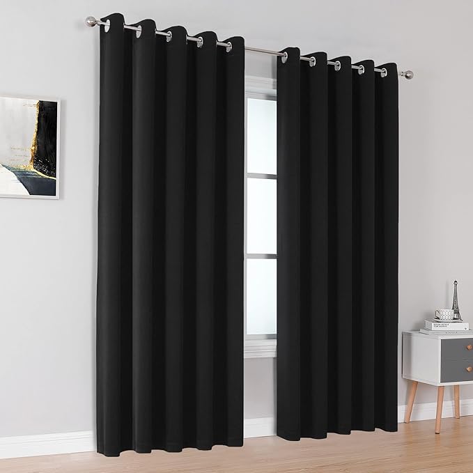 DUALIFE Blackout Room Divider Curtains