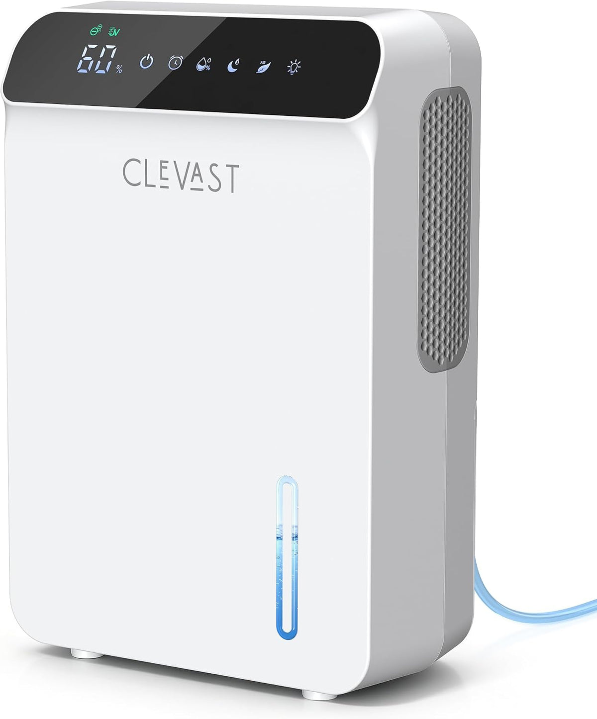 Dehumidifier for Bedroom, Bathroom, with Drain Hose, Quiet, Up to 500 Sq.ft