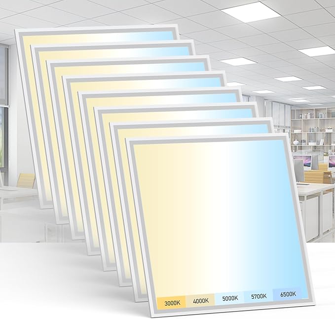 AIKVSXER 8 Pack 2x2 LED Flat Panel Light