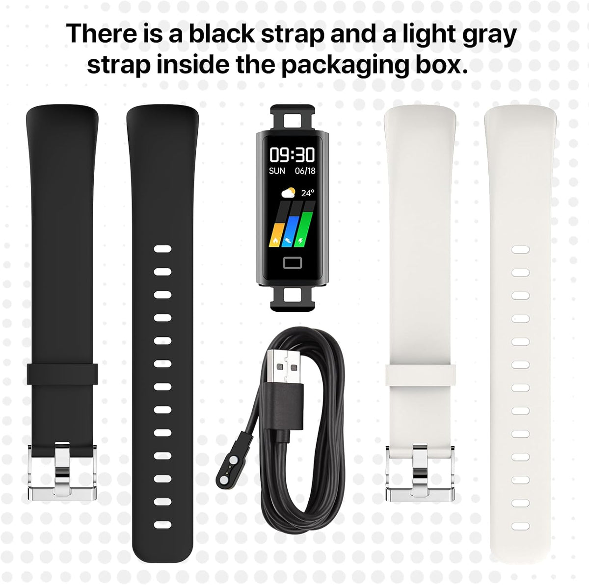 Fitness Tracker with Step/Distance/Calories Counter for Women Men