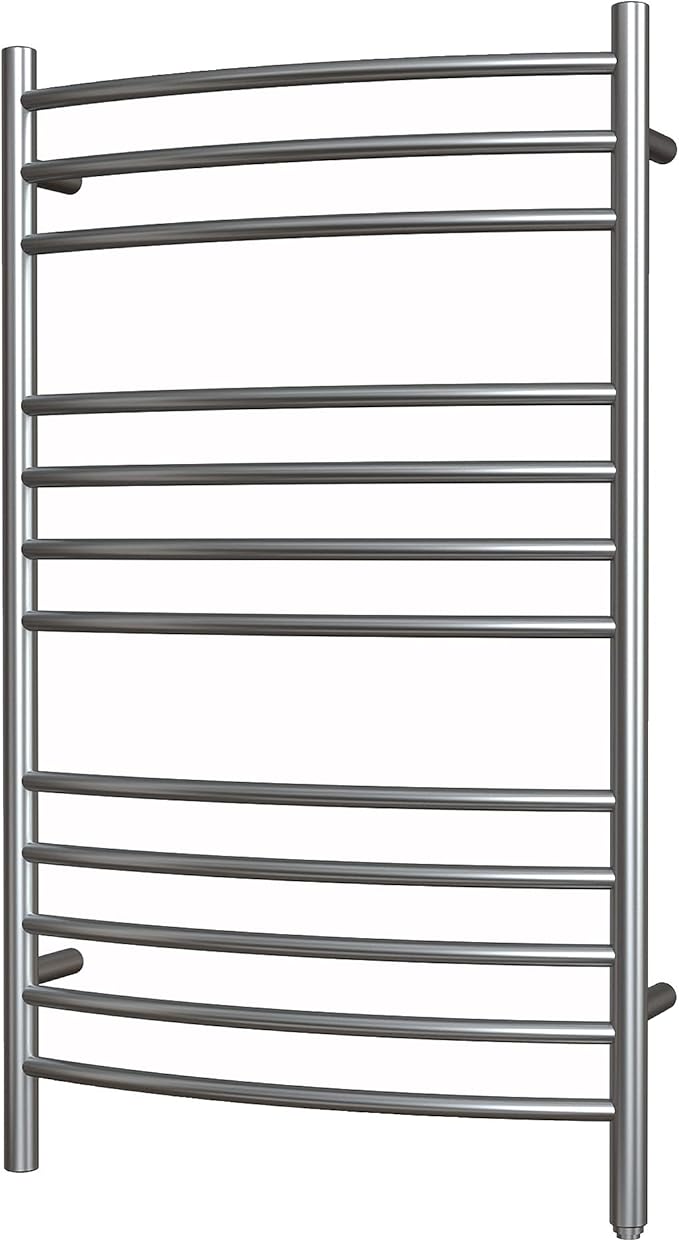 HEATGENE Towel Warmer Gun Grey, Electric Hot Towel Rails, Wall-Mounted Large 12