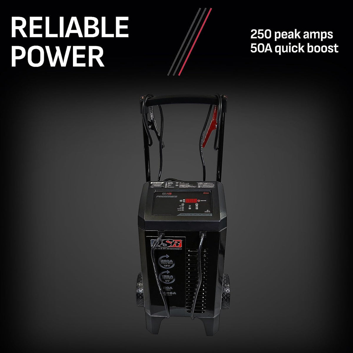 Schumacher Electric Wheeled 6A Car Battery Charger & Maintainer – DSR131