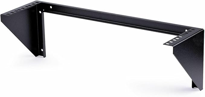 StarTech.com 3U 19" Wall Mount Vertical Rack Bracket, Wall Mount Patch P...
