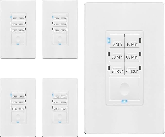 ENERLITES Countdown Light Timer Switch (5 Pack)