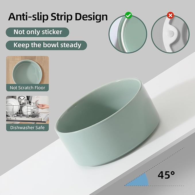 Ceramic 6.1inch Raised Dog Bowl