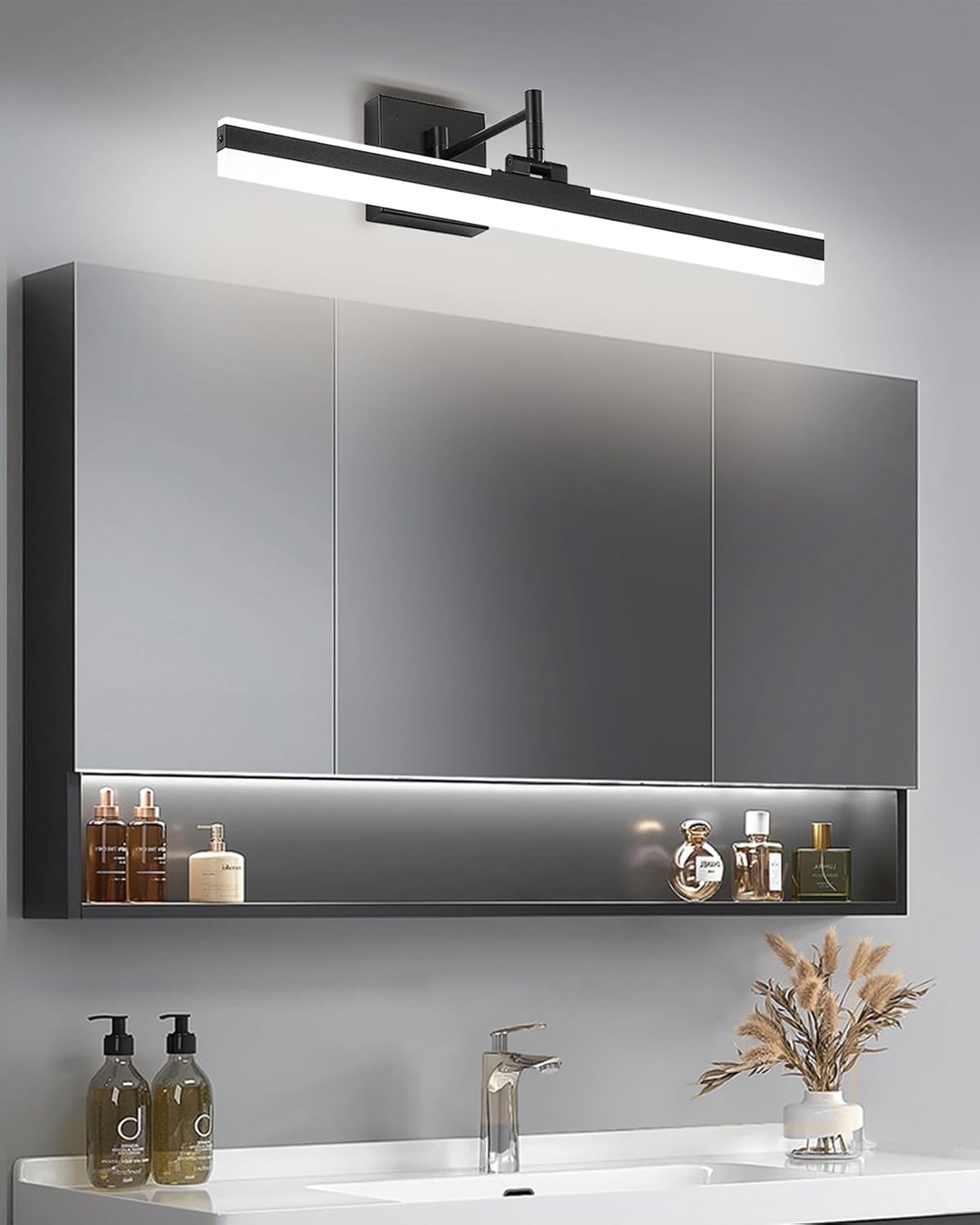 Modern LED Vanity Light,23.6‘’ Adjustable & Rotatable Bathroom Light Fixt...