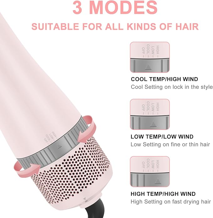 IG INGLAM 4 in 1 Blowout Hair Dryer Brush Set