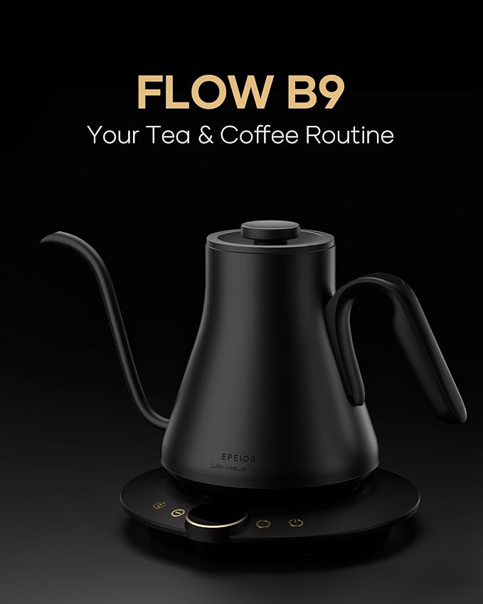 Cocinare FLOW B9 Gooseneck Electric Kettle, Precise Temperature Control