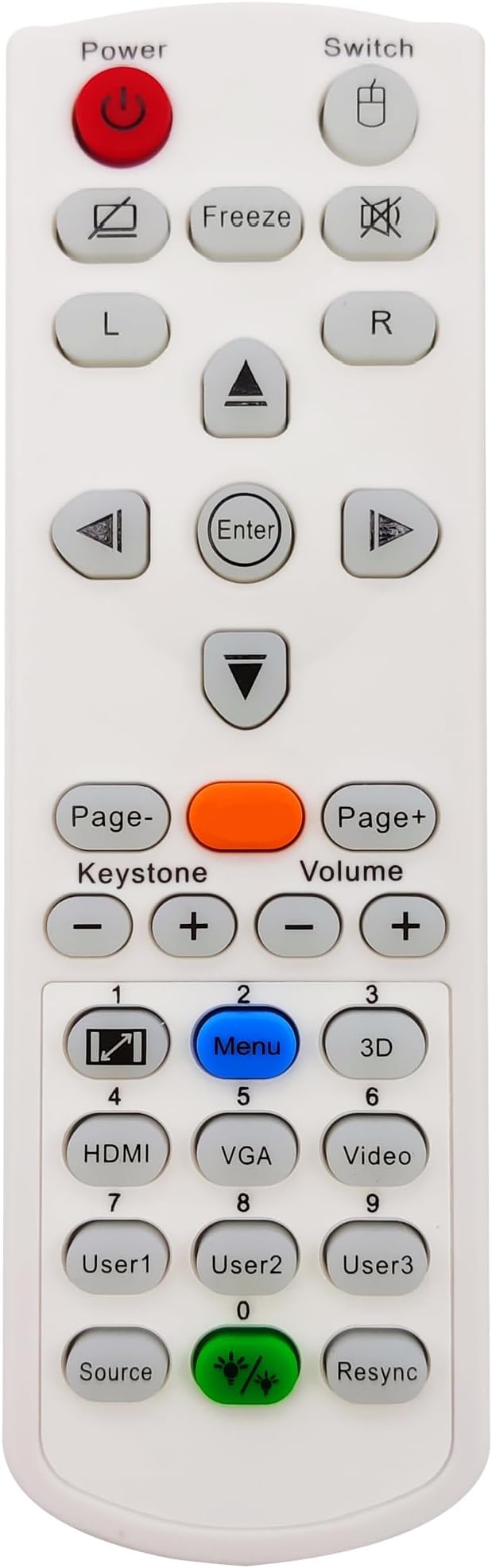 INTECHING BR-5011L Projector Remote Control