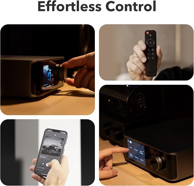 WiiM Ultra Music Streamer & Digital Preamp | 3.5" Touchscreen, Compa...