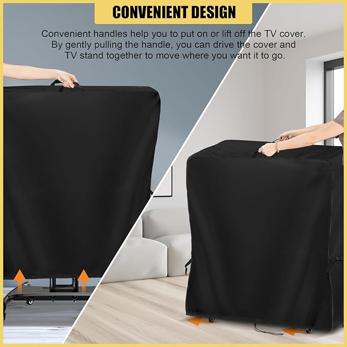 Hdenmist Outdoor TV Cover 32 Inch Weatherproof, Waterproof Outdoor TV Stand