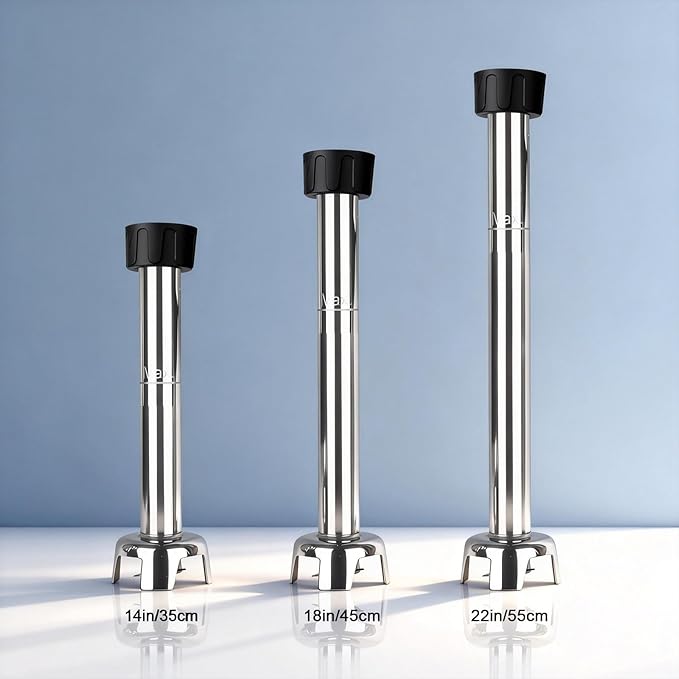 VONCI 18inch Commercial Immersion Blender Detachable Shaft, 500W & 750W