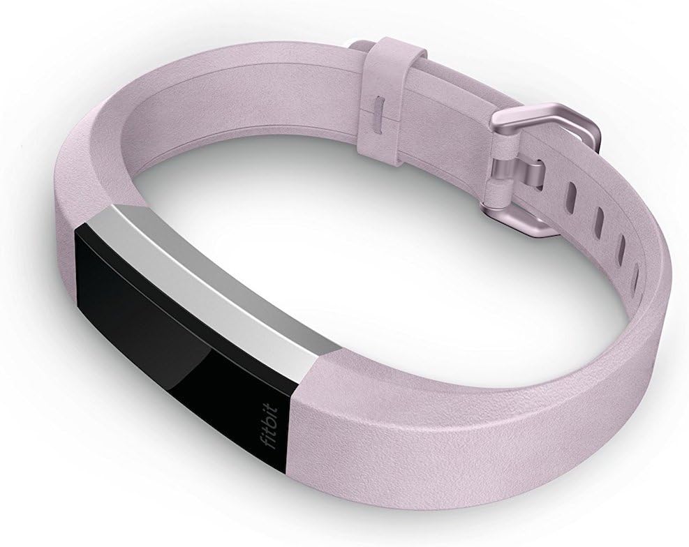 Fitbit Alta HR and Alta Leather Accessory Band, Lavender, Small