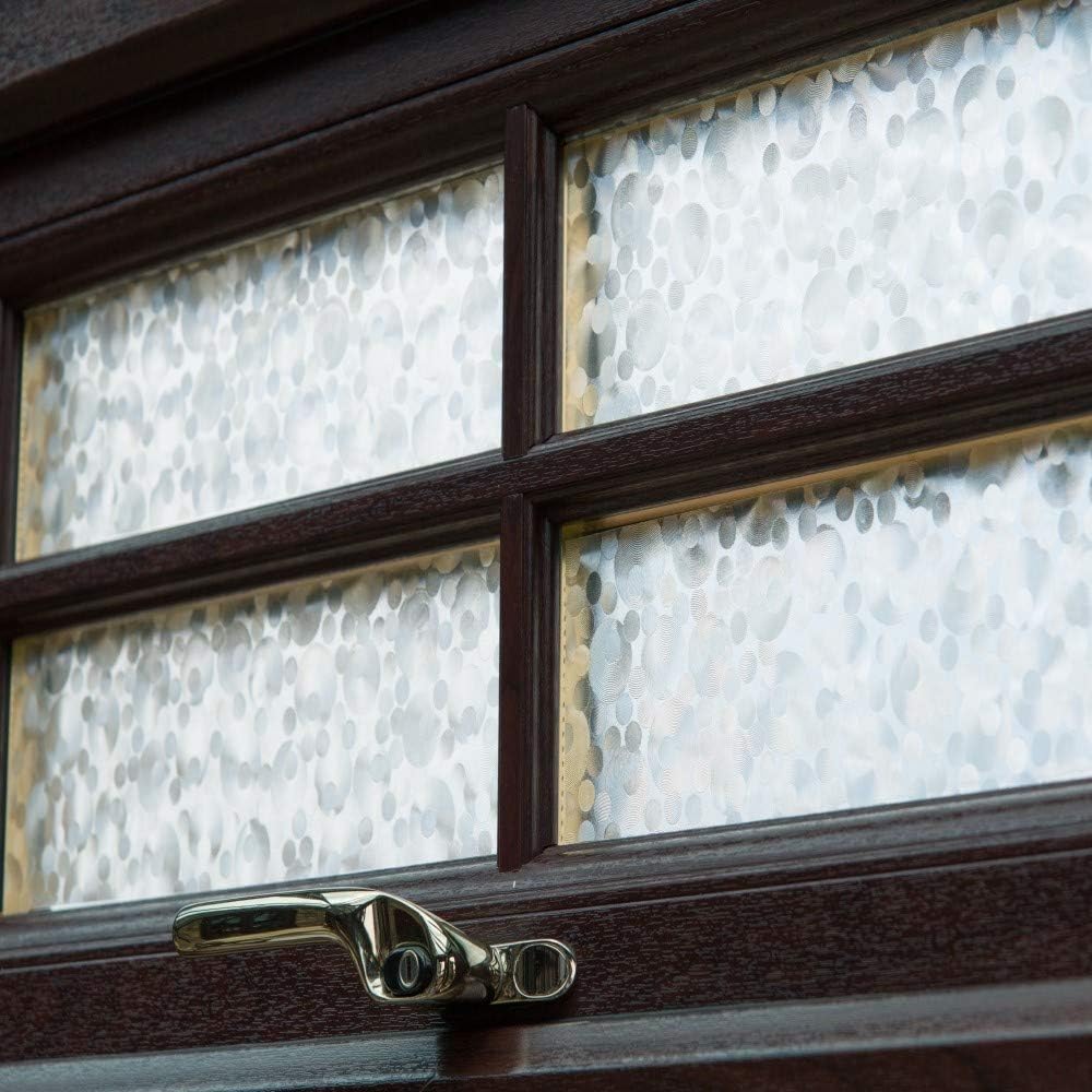 d-c-fix 346-0276-2PKA Self-Adhesive Privacy Glass Window Film, 17" x 78&...