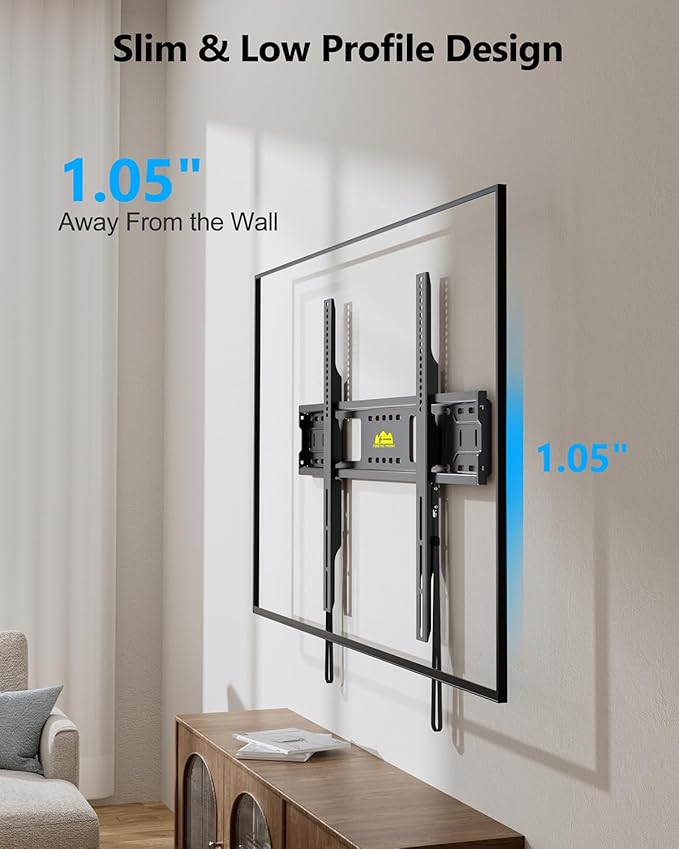 FORGING MOUNT Heavy Duty Fixed TV Wall Mount Holds up to 275Lbs