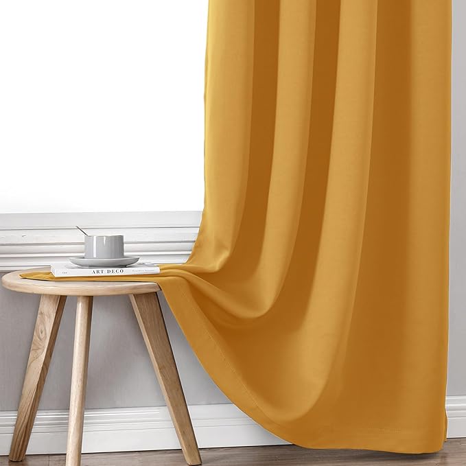 ChrisDowa 100% Blackout Curtains