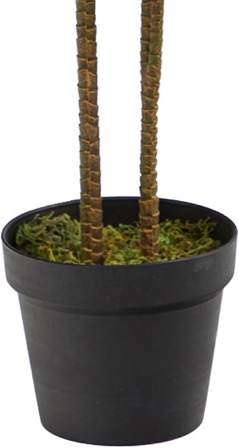 Nearly Natural 48 in Artificial Dracaena Real Touch Plant with Pot