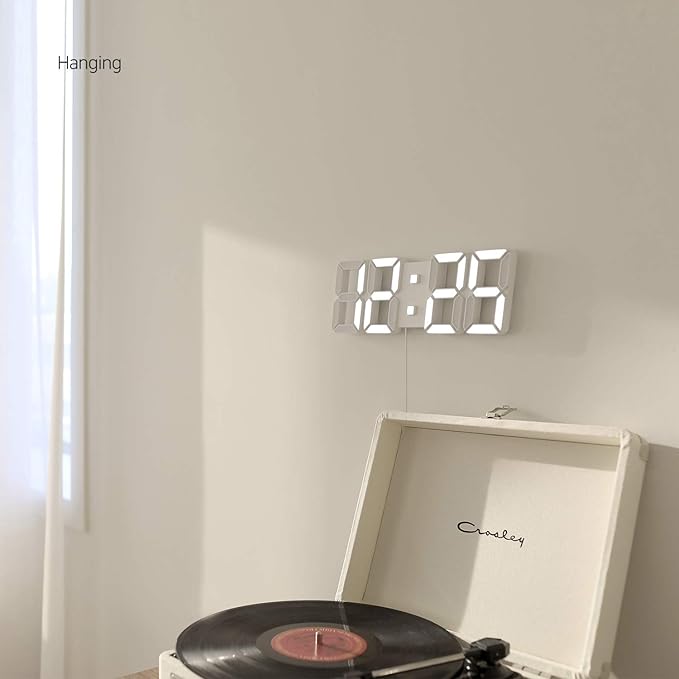 mooas 3D Pure Slim M LED Clock