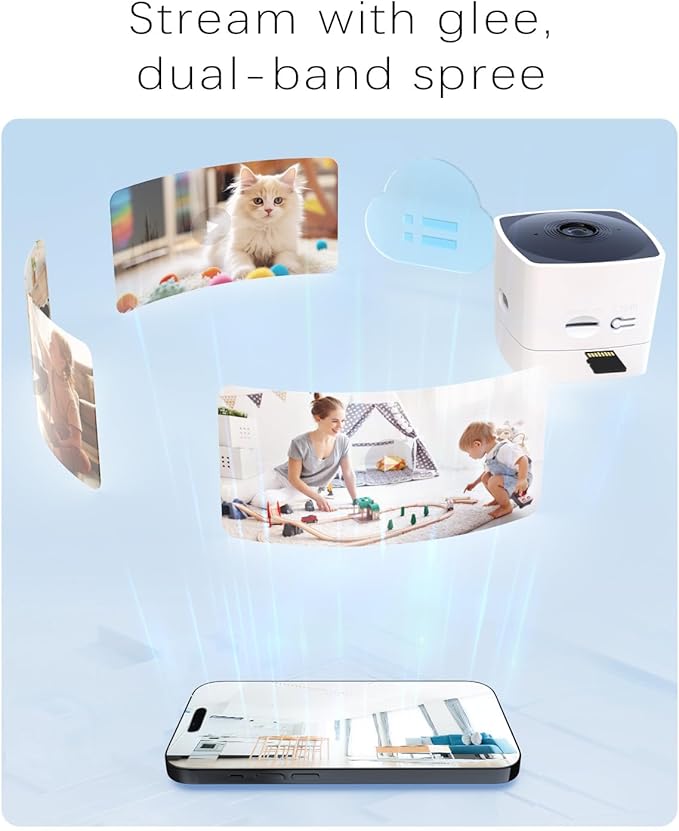 blurams Cameras for Home Security 5GHz, 2K Indoor Camera, Pet Camera (4-Pack)