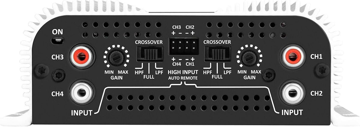 Taramps TS 1200 Watt Amp 4 Channel Amplifier Car Audio, Full Range Crossover ...