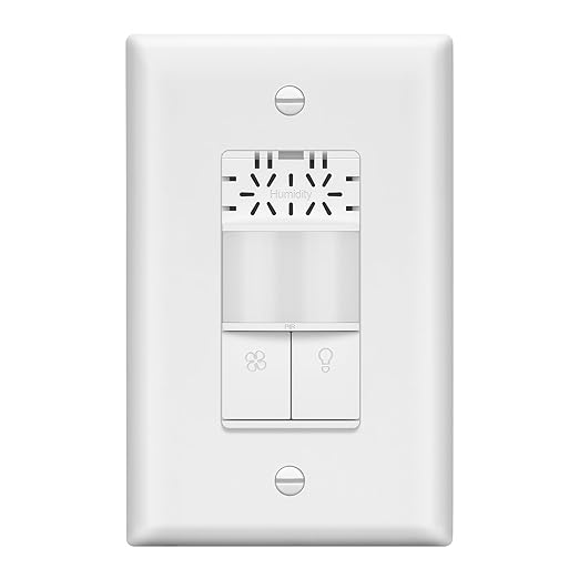 LIDER Humidity Sensor Switch and Motion Sensor Light Switch, PIR Sensor