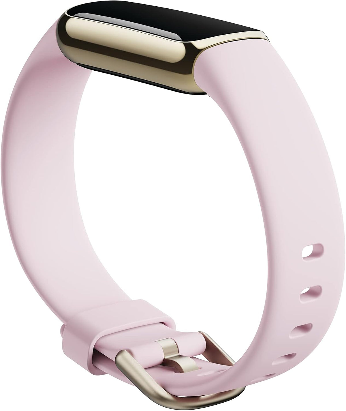 Fitbit Luxe Special Edition Fitness and Wellness Tracker, Gorjana Soft Gold S...