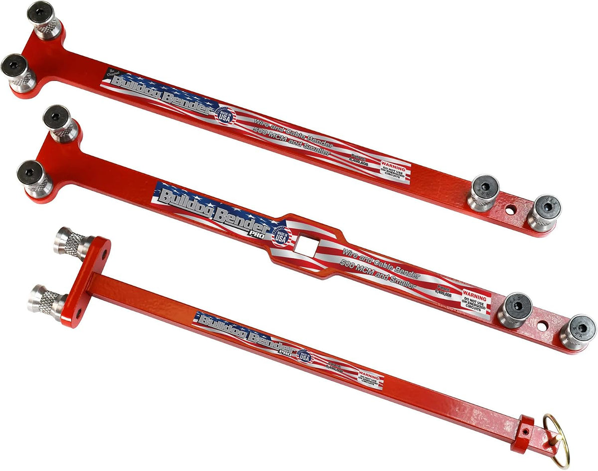 Bulldog Bender 3 Piece Set 500 MCM and smaller Cable Bender