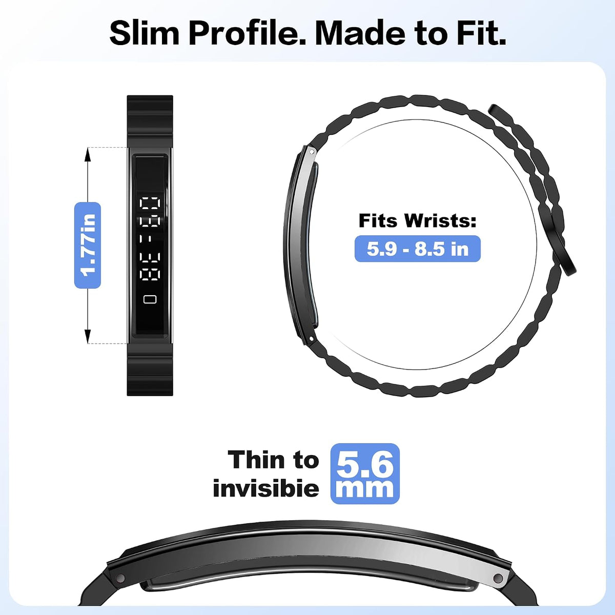 Smart Bracelet for Women & Men, Health Activity & Fitness Tracker
