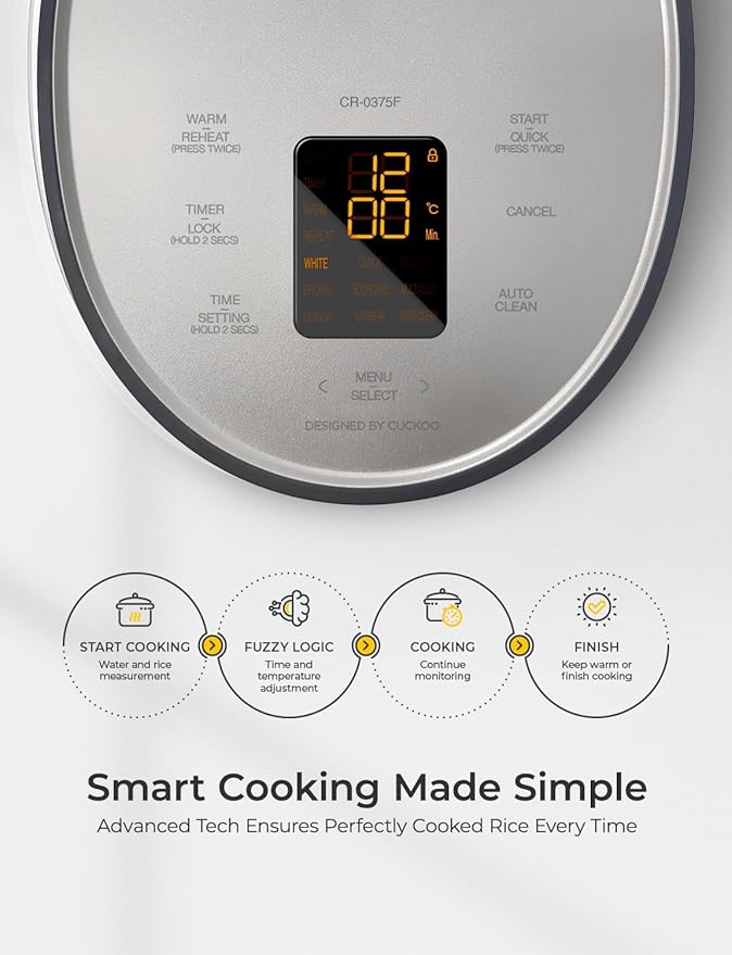 CUCKOO Micom Rice Cooker 3-Cup Uncooked / 6-Cup Cooked