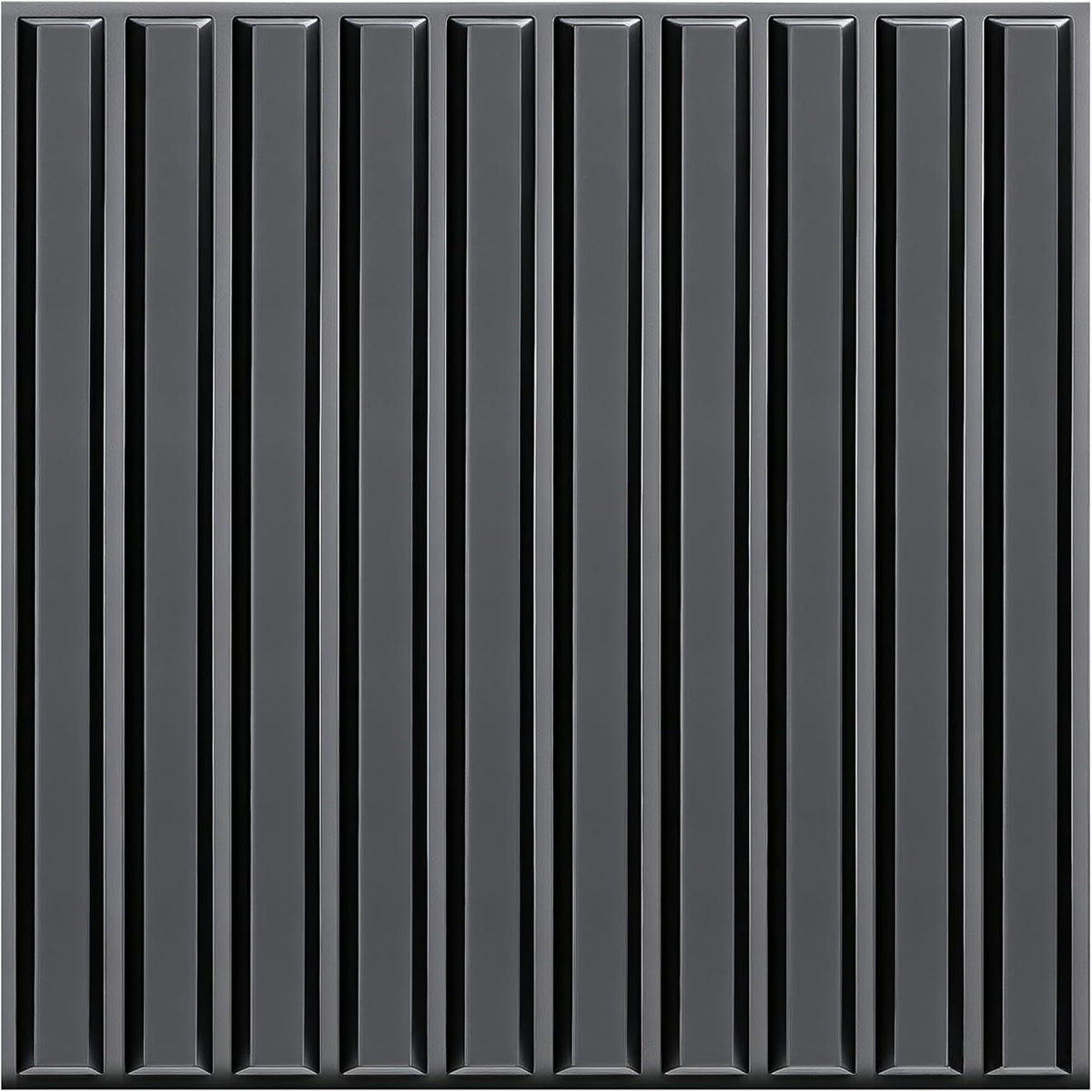 TroyStudio Slat Acoustic Sound Diffuser Panels, 19.7 X 19.7 X 0.5 inches 12 P...