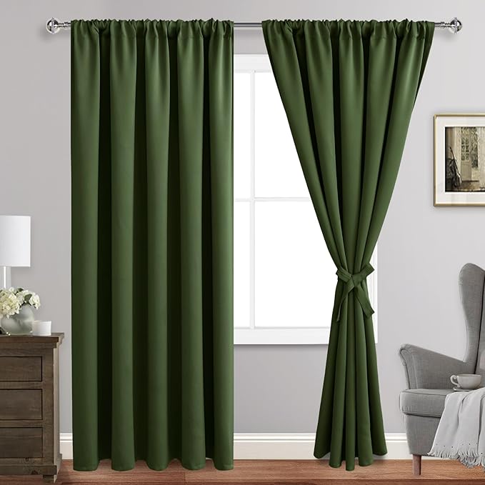 JIUZHEN Blackout Curtains for Bedroom