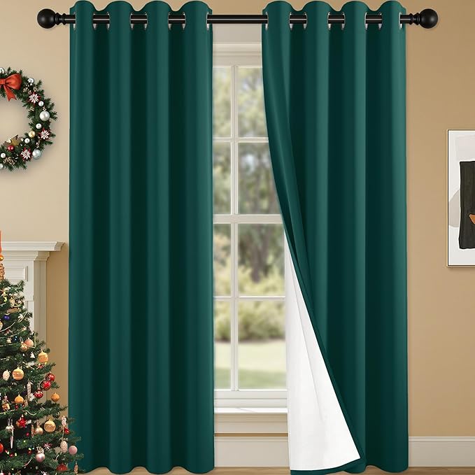 100% Blackout Curtains 108 Inch Length