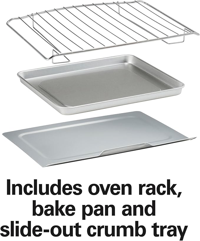 Hamilton Beach Countertop Toaster Oven & Pizza Maker Large 4-Slice Capacity