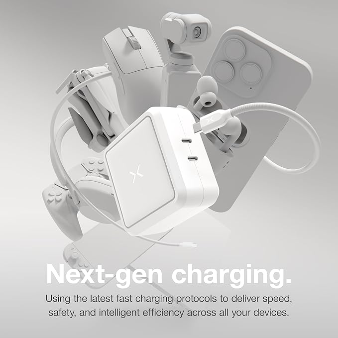 NOCO XGrid X100: 100W USB-C Charger – Dual Port GaN Power Adapter