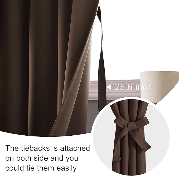 JIUZHEN Blackout Curtains for Bedroom