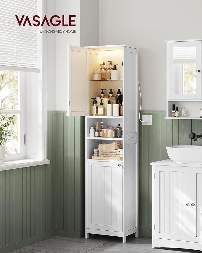 VASAGLE Tall Bathroom Cabinet