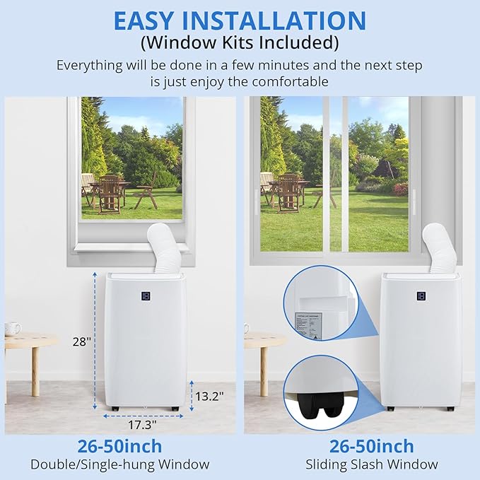 Portable Air Conditioners 14, 000 BTU, Portable AC Units