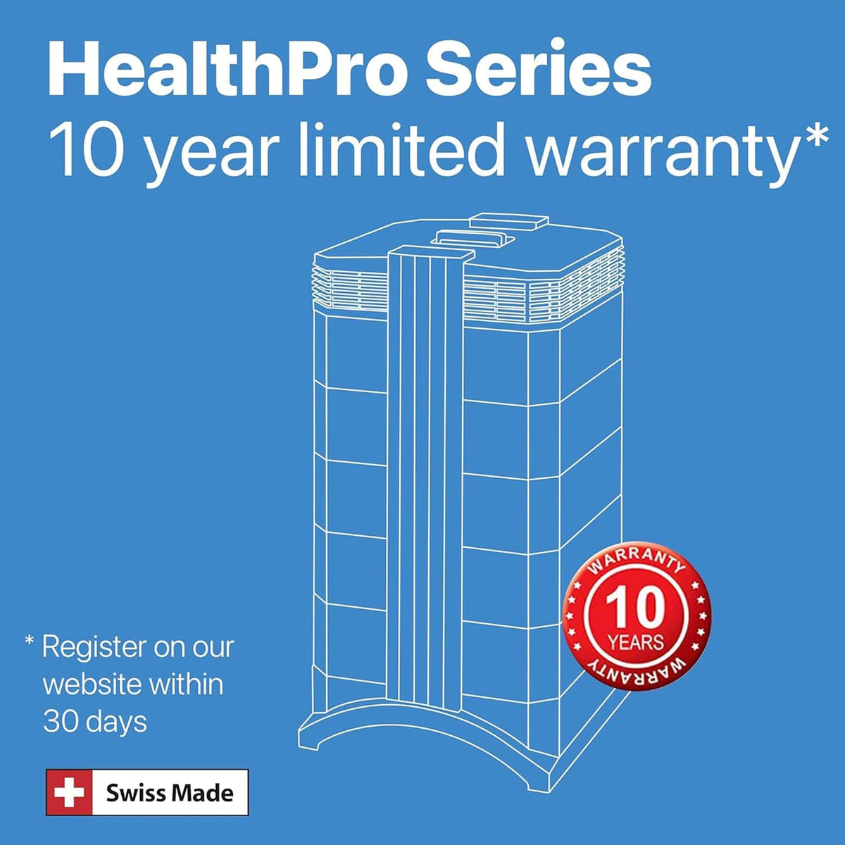 IQAir HealthPro Plus XE Air Purifier HyperHEPA WiFi, Large Rooms 1125 sq ft |...