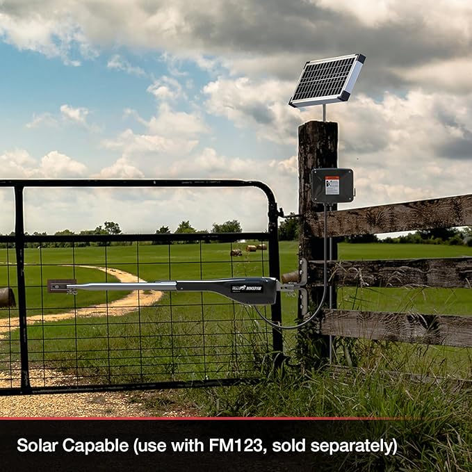 Mighty Mule MM371W Automatic Gate Opener, Smart and Solar Ready, Includes Gate