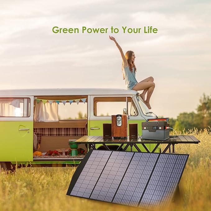 ALLPOWERS SP033 200W Portable Solar Panel Foldable, 23% High Efficiency Solar