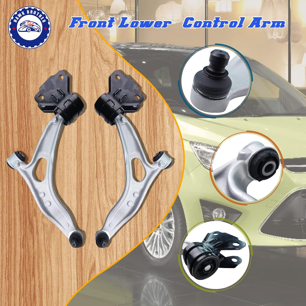 Control Arm Front End Kit Full Suspension Kit 10Pcs