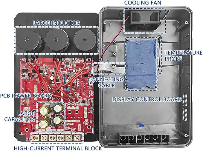 100A MPPT Solar Charge Controller 12V/24V/36V/48V Auto Battery Regulator LCD