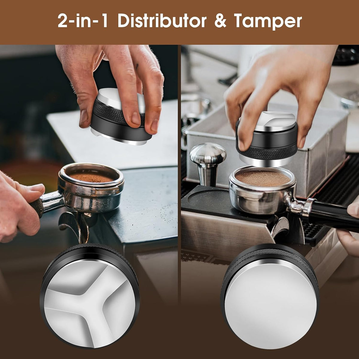54mm Espresso Accessories Kit, Distributor, Tamper, WDT, Funnel