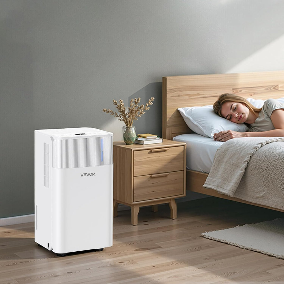 VEVOR Dehumidifier 30 Pints 1500 Sq.Ft Smart Humidity Control for Home
