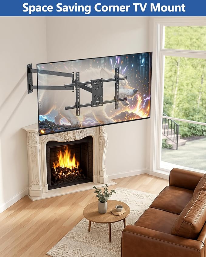 FORGING MOUNT Long Arm Corner TV Wall Mount